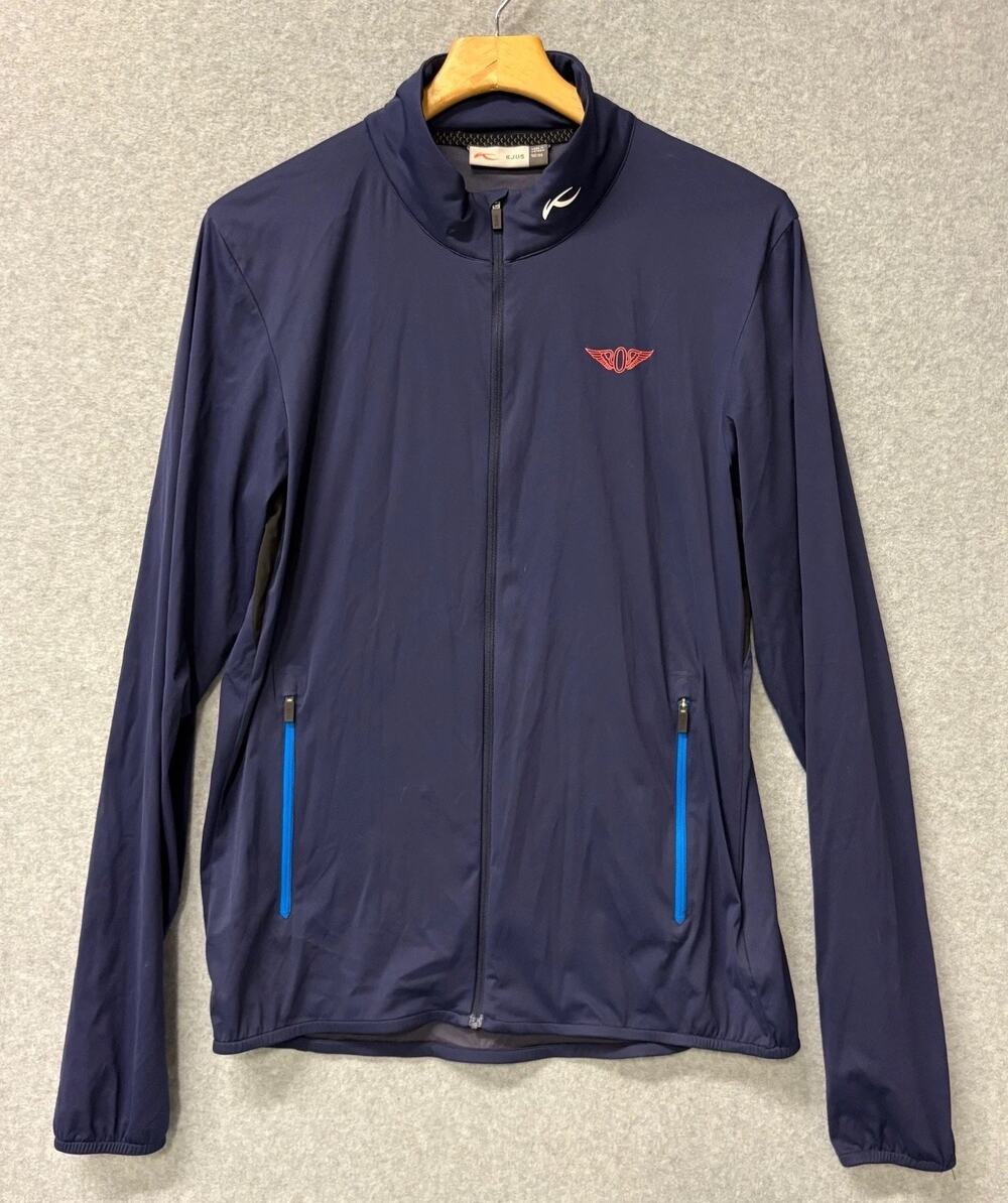 KJUS Dorian Jacket Navy Stretch Golf Full Zip MG15-902 Performance EU 50 Medium